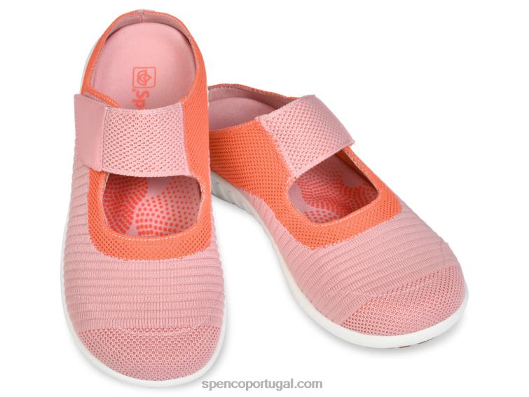 Spenco Footwear coral vivo corrediça de magnólia 648F647 mulheres