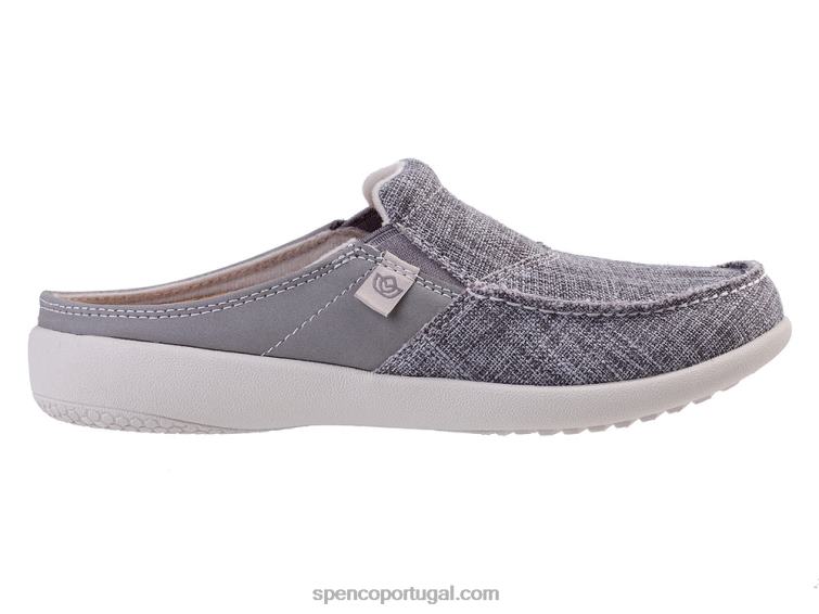 Spenco Footwear grafite siesta slide de pedras preciosas clássico 648F449 mulheres