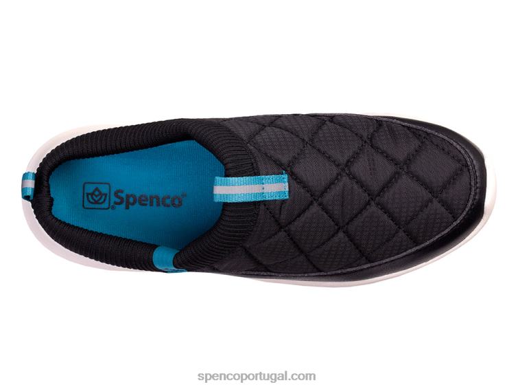 Spenco Footwear marinha slide acolchoado clara 648F427 mulheres