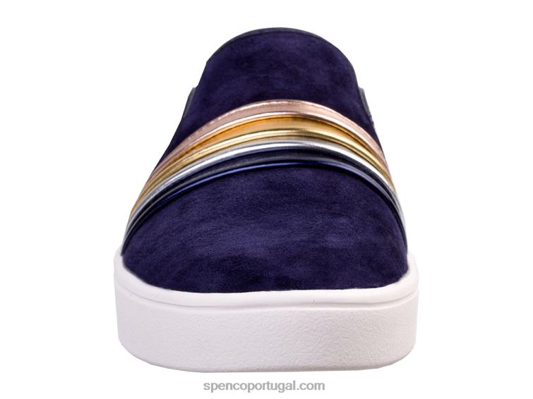 Spenco Footwear marinha st. barts slide 648F390 mulheres