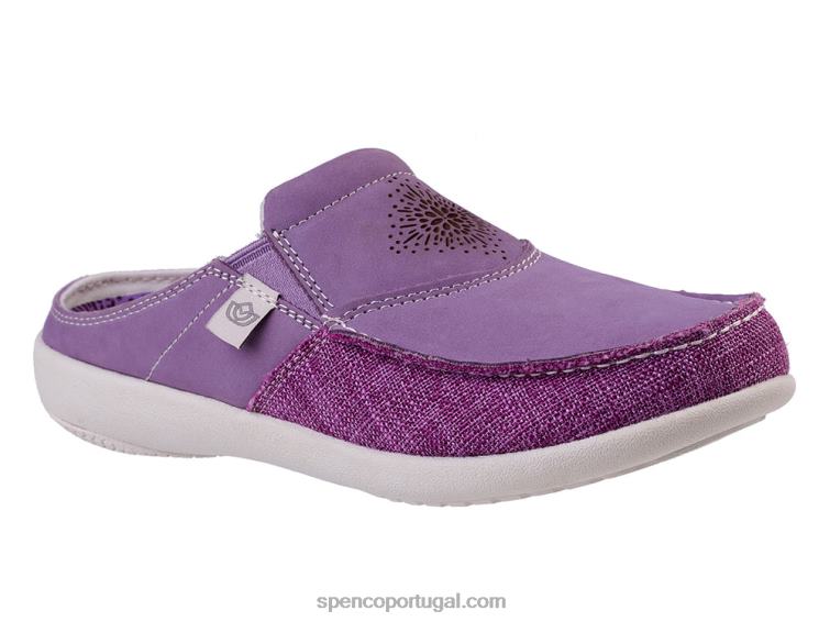 Spenco Footwear névoa de orquídea siesta blume slide 648F518 mulheres