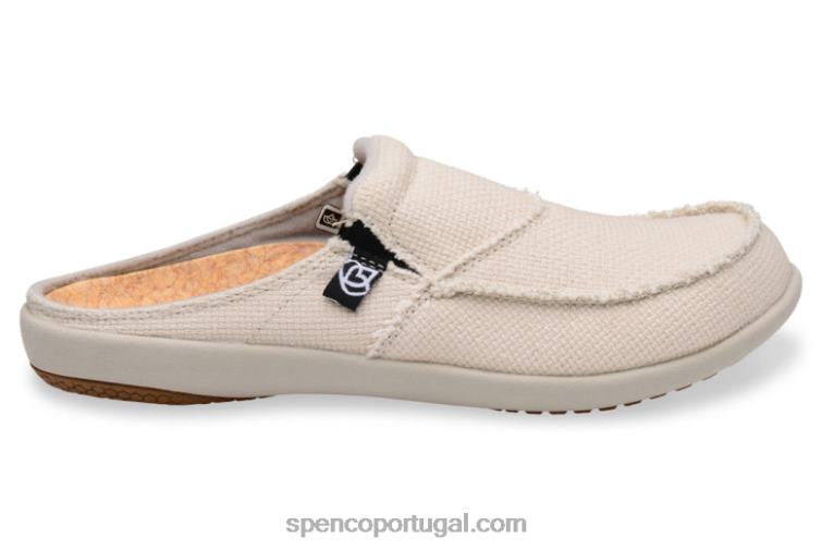 Spenco Footwear off white slide da sesta 648F651 mulheres