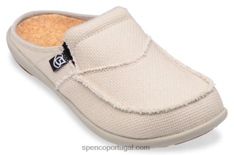 Spenco Footwear off white slide da sesta 648F651 mulheres