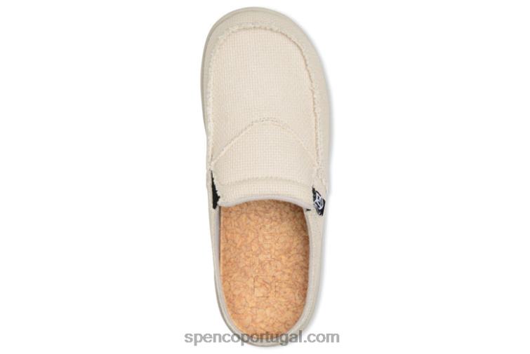 Spenco Footwear off white slide da sesta 648F651 mulheres