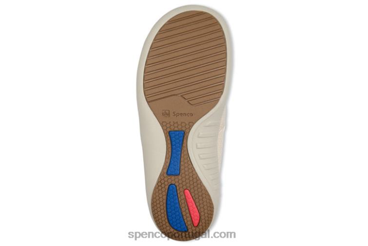 Spenco Footwear off white slide da sesta 648F651 mulheres