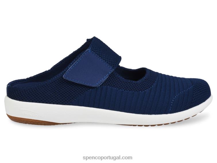 Spenco Footwear patriota azul corrediça de magnólia 648F648 mulheres