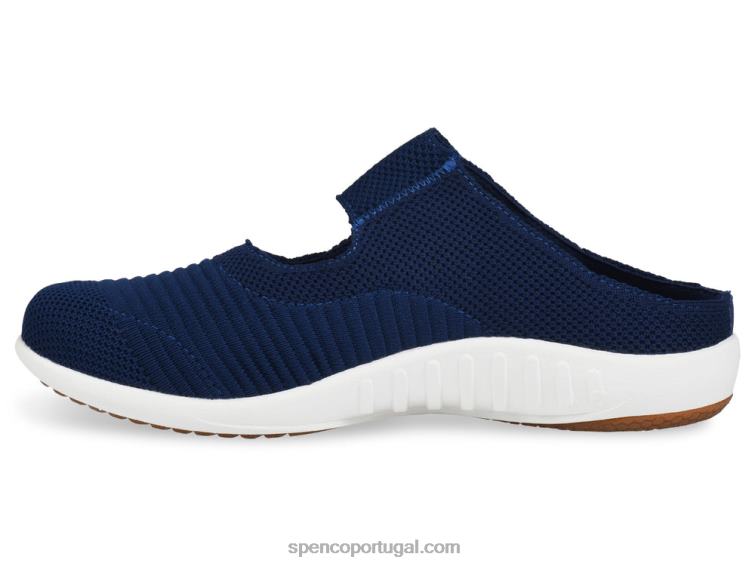 Spenco Footwear patriota azul corrediça de magnólia 648F648 mulheres