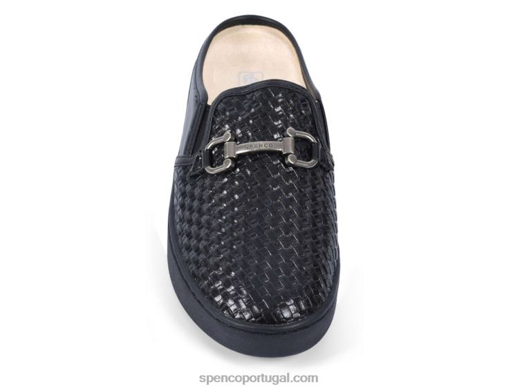 Spenco Footwear preto durham slide 648F608 mulheres