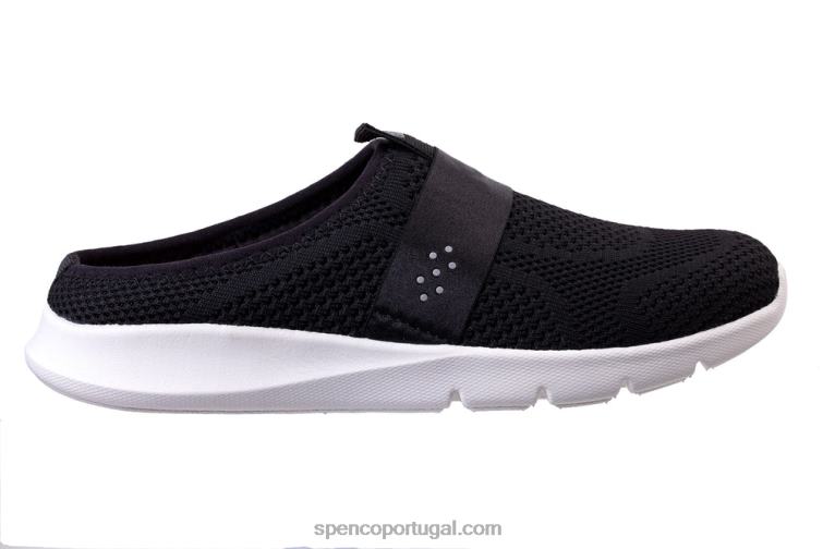 Spenco Footwear preto halsey slide clássico 648F472 mulheres