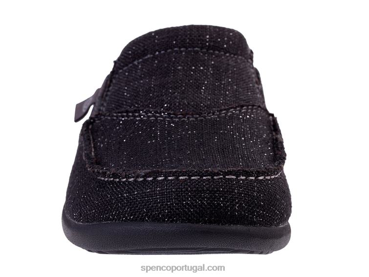 Spenco Footwear preto siesta slide de pedras preciosas clássico 648F447 mulheres