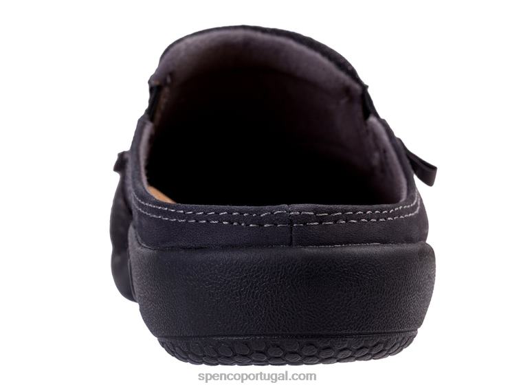 Spenco Footwear preto siesta slide de pedras preciosas clássico 648F447 mulheres