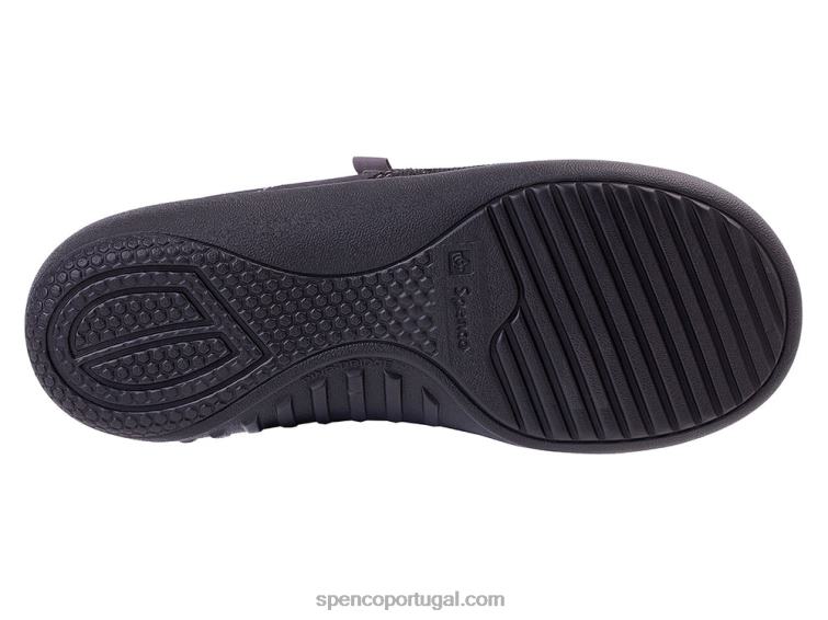 Spenco Footwear preto siesta slide de pedras preciosas clássico 648F447 mulheres