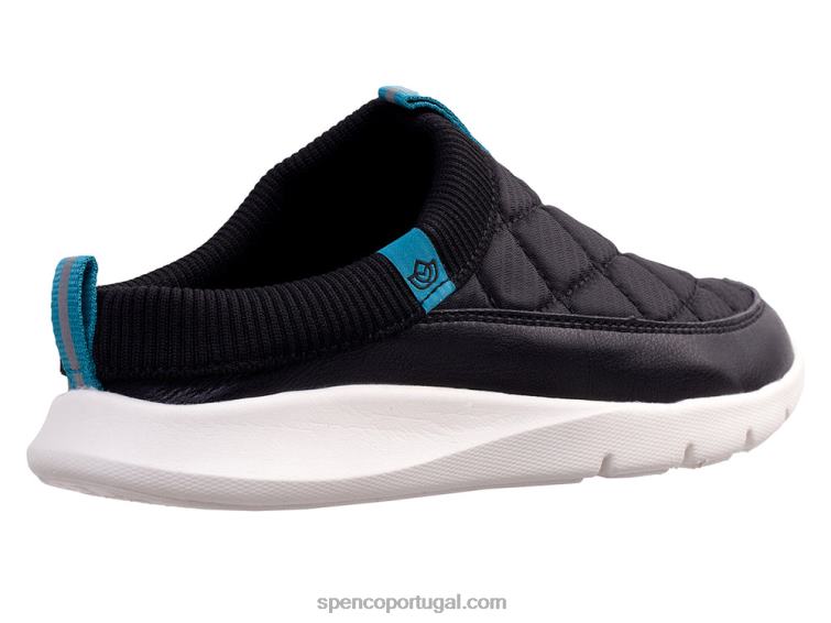 Spenco Footwear preto slide acolchoado clara 648F426 mulheres