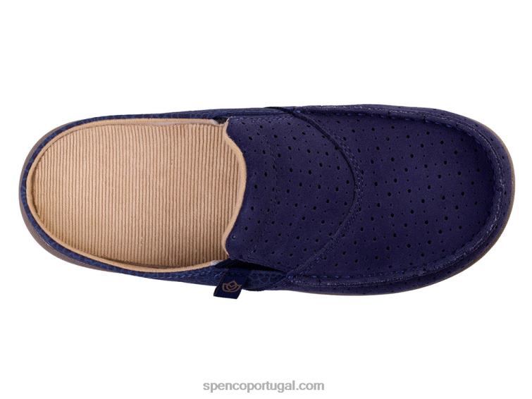Spenco Footwear preto slide sesta mosaico 648F391 mulheres