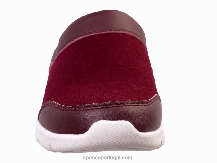 Spenco Footwear Borgonha cabriolet sem cadarço 648F435 mulheres