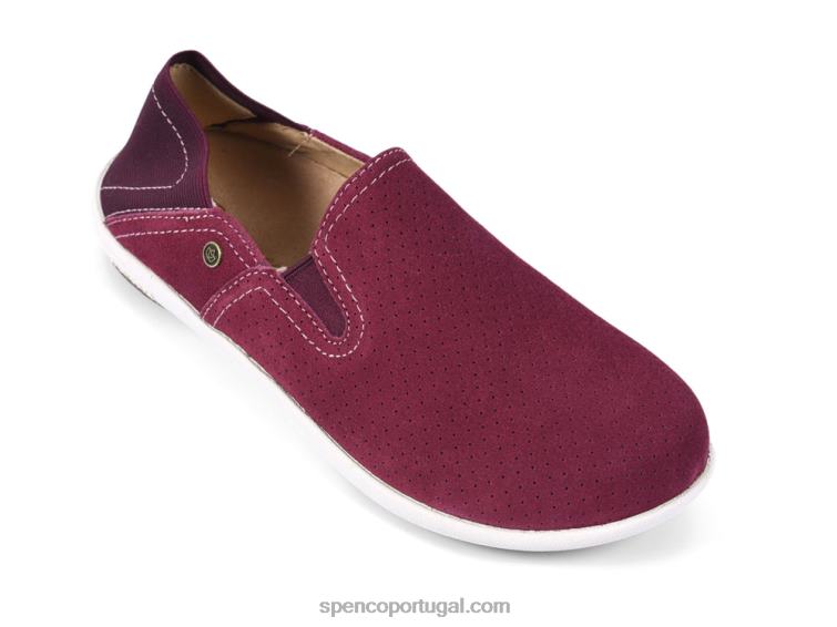 Spenco Footwear Borgonha slip-on conversível em libra esterlina 648F604 mulheres