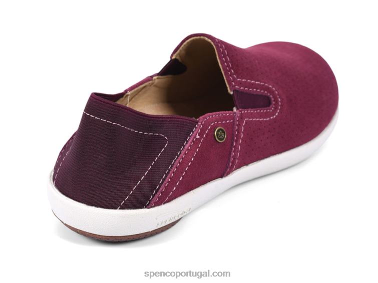 Spenco Footwear Borgonha slip-on conversível em libra esterlina 648F604 mulheres