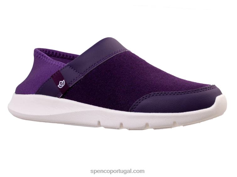 Spenco Footwear ameixa cabriolet sem cadarço 648F432 mulheres