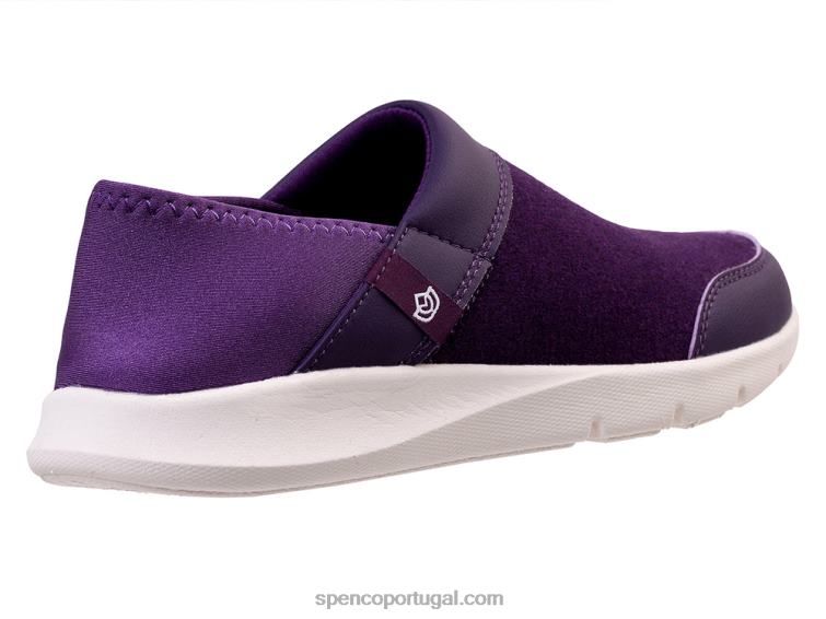 Spenco Footwear ameixa cabriolet sem cadarço 648F432 mulheres
