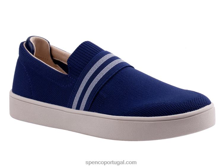 Spenco Footwear azul marinho deslizamento marinho 648F577 mulheres
