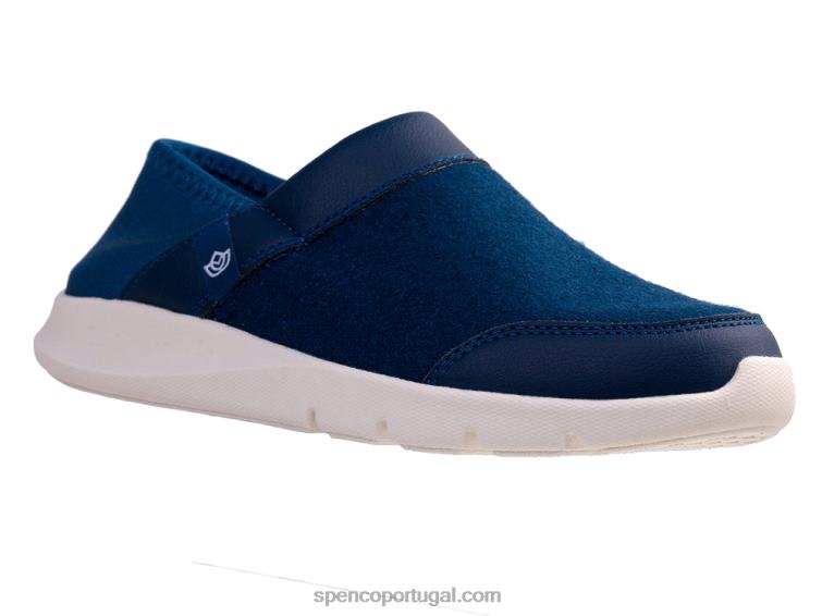Spenco Footwear azul marroquino cabriolet sem cadarço 648F430 mulheres