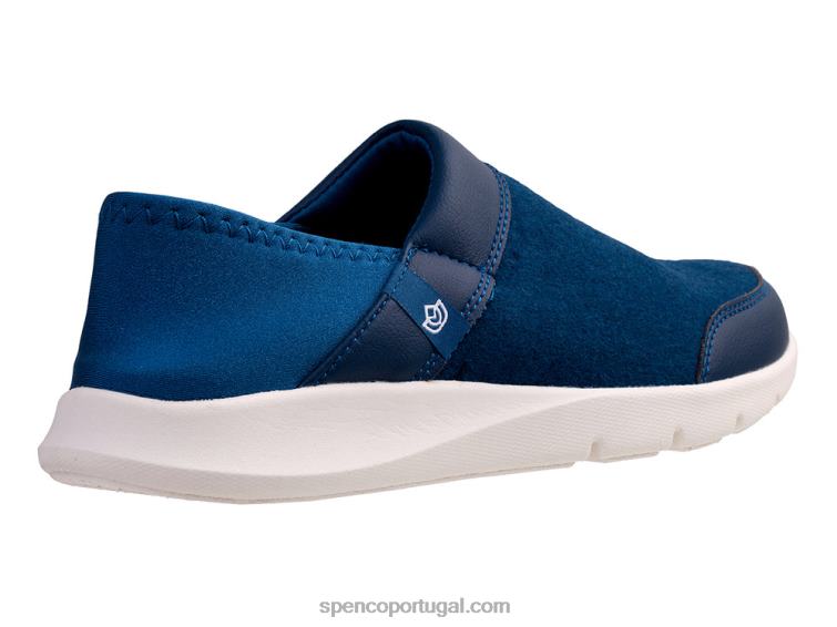 Spenco Footwear azul marroquino cabriolet sem cadarço 648F430 mulheres