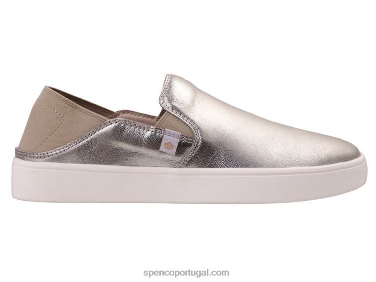 Spenco Footwear champanhe slip-on saylor 648F365 mulheres