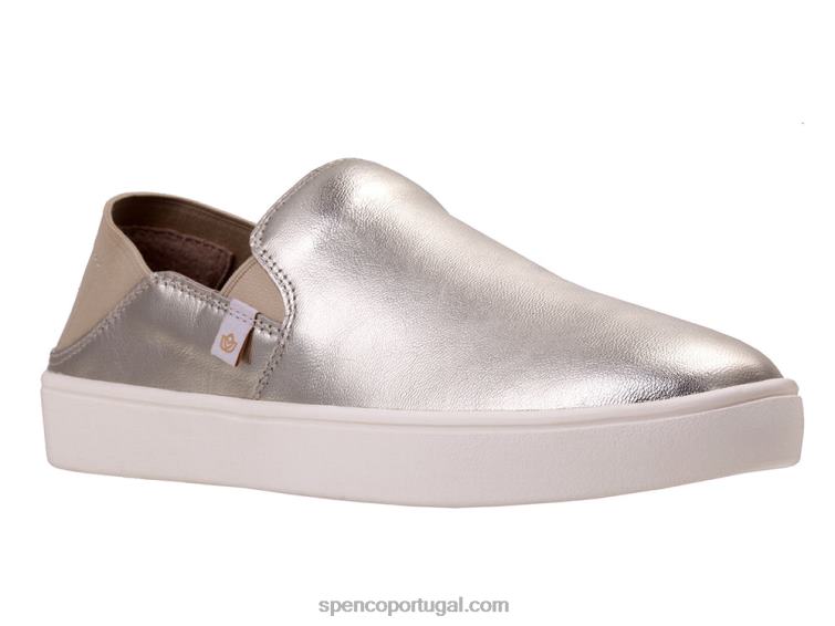 Spenco Footwear champanhe slip-on saylor 648F365 mulheres