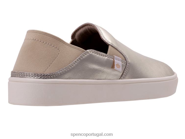 Spenco Footwear champanhe slip-on saylor 648F365 mulheres