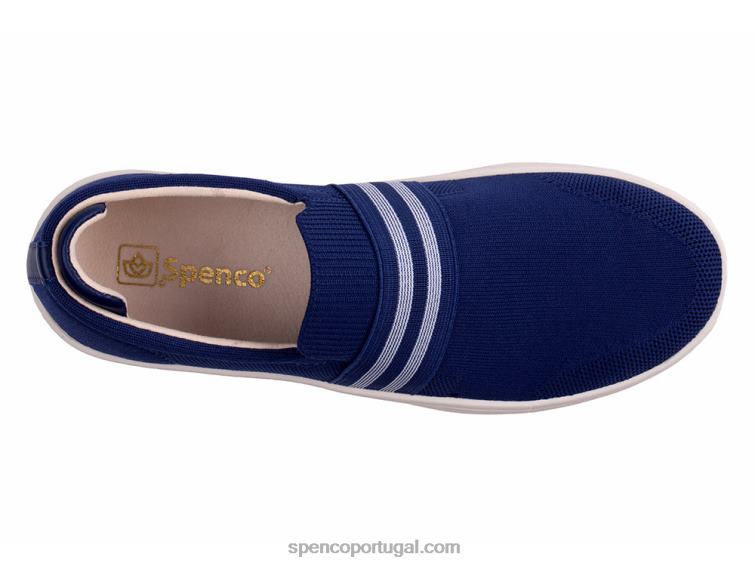 Spenco Footwear cinza glaciar deslizamento marinho 648F578 mulheres