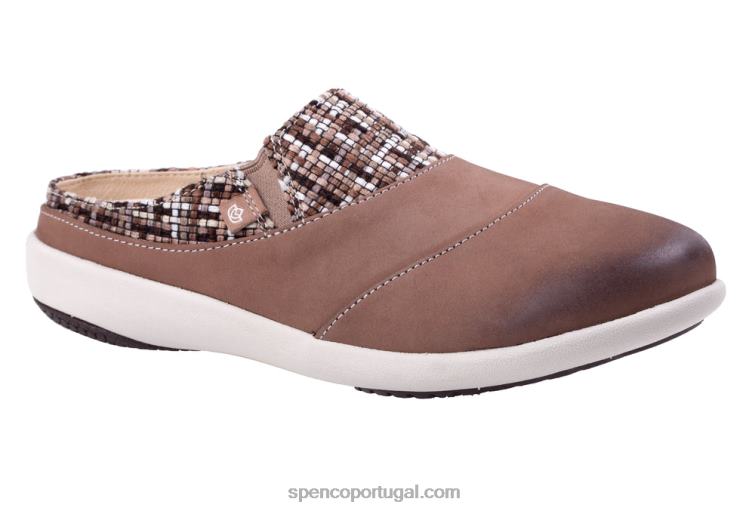 Spenco Footwear fóssil nuevo harvest slip-on 648F550 mulheres