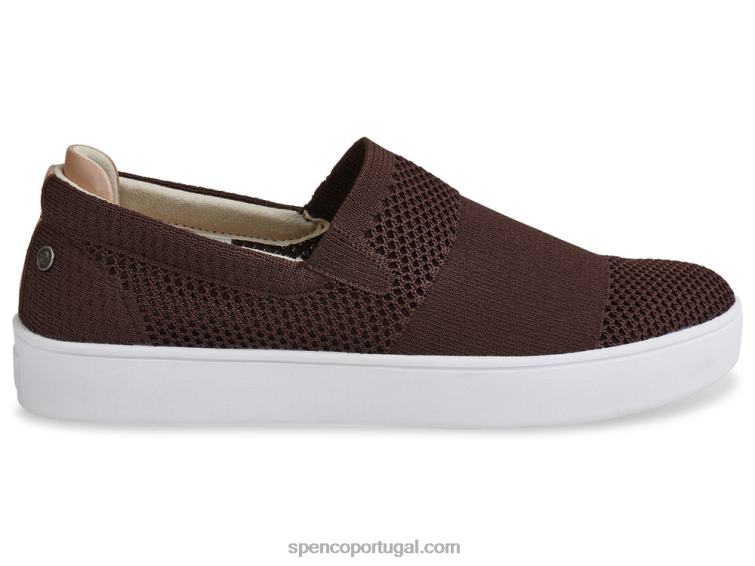 Spenco Footwear marrom bahama sem cadarço 648F603 mulheres