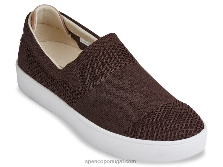 Spenco Footwear marrom bahama sem cadarço 648F603 mulheres