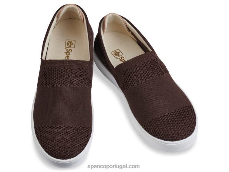 Spenco Footwear marrom bahama sem cadarço 648F603 mulheres