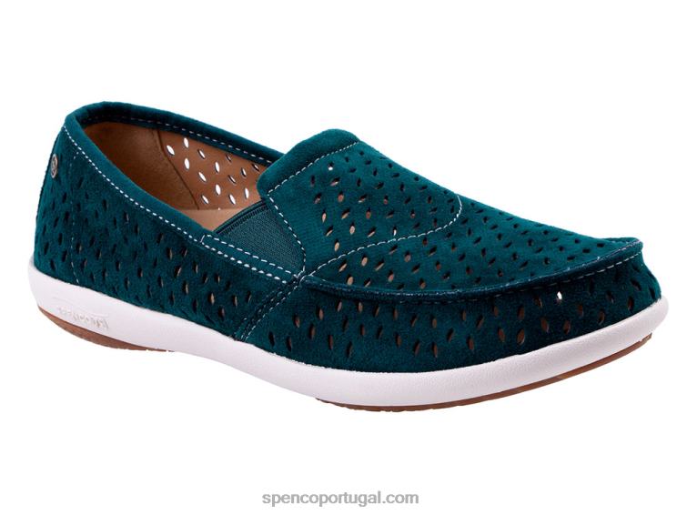 Spenco Footwear musgo marinho equinócio sem cadarço 648F541 mulheres