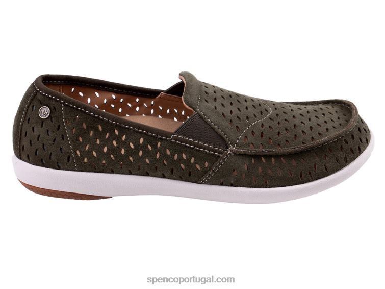 Spenco Footwear noite verde-oliva equinócio sem cadarço 648F542 mulheres