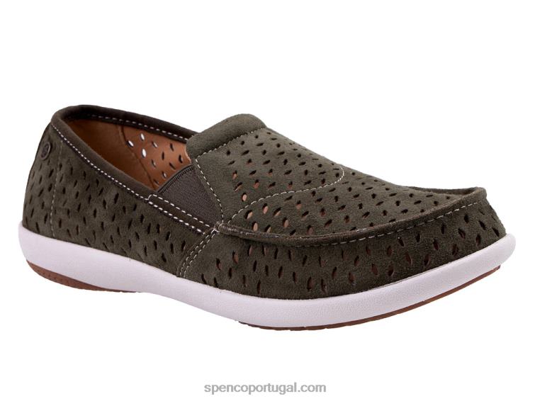 Spenco Footwear noite verde-oliva equinócio sem cadarço 648F542 mulheres