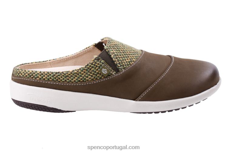 Spenco Footwear noite verde-oliva nuevo harvest slip-on 648F551 mulheres