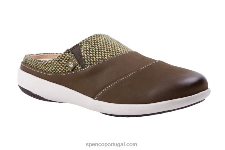 Spenco Footwear noite verde-oliva nuevo harvest slip-on 648F551 mulheres