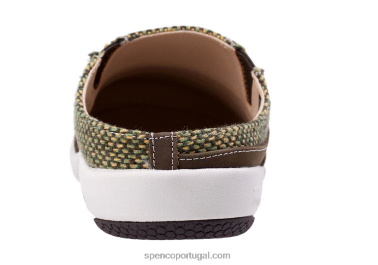 Spenco Footwear noite verde-oliva nuevo harvest slip-on 648F551 mulheres