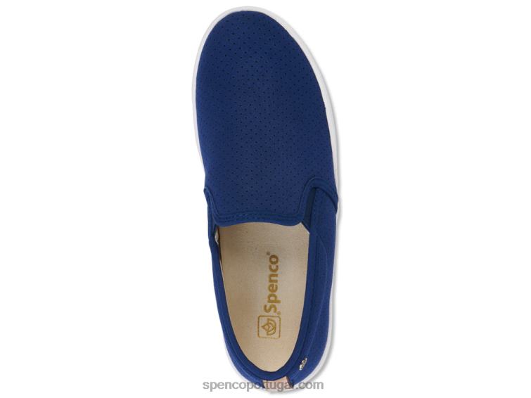 Spenco Footwear patriota azul celine sem cadarço 648F614 mulheres