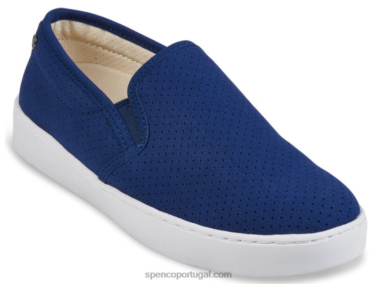 Spenco Footwear patriota azul celine sem cadarço 648F614 mulheres
