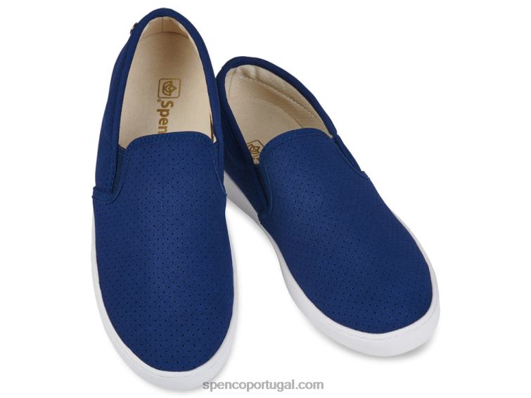 Spenco Footwear patriota azul celine sem cadarço 648F614 mulheres