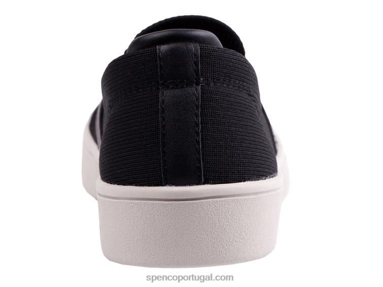 Spenco Footwear preto deslizamento marinho 648F575 mulheres