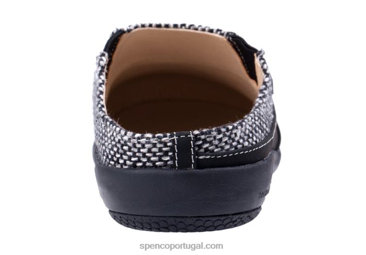 Spenco Footwear preto nuevo harvest slip-on 648F548 mulheres