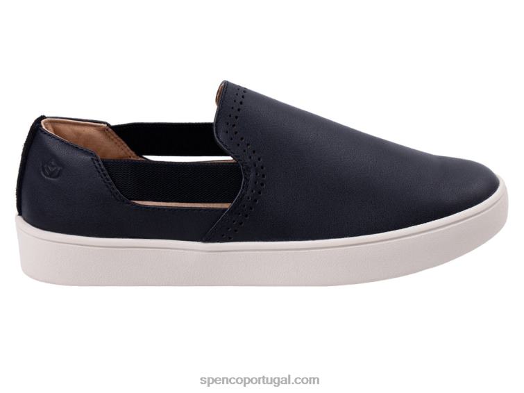 Spenco Footwear preto parker sem cadarço 648F560 mulheres