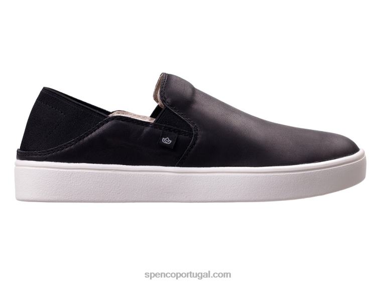 Spenco Footwear preto slip-on saylor 648F364 mulheres