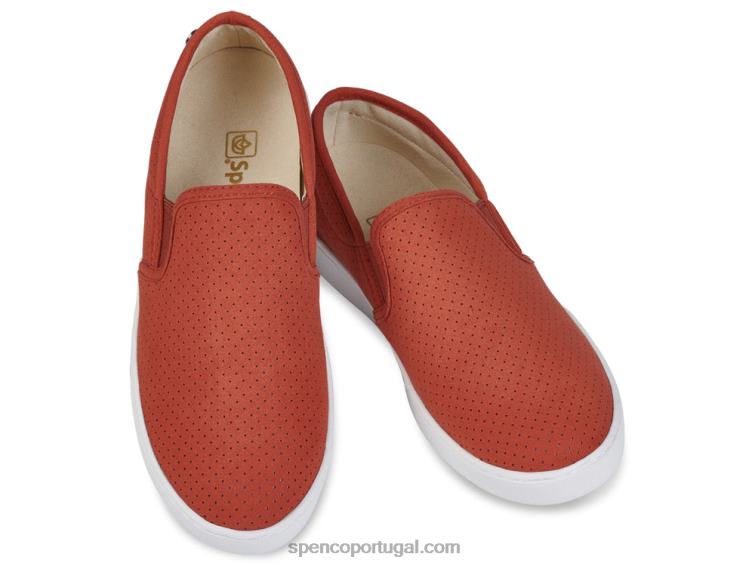 Spenco Footwear tijolo queimado celine sem cadarço 648F613 mulheres