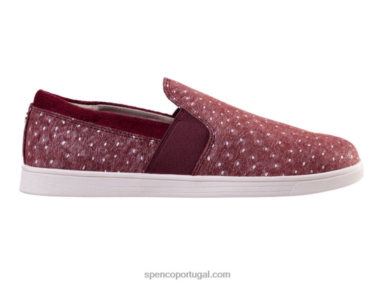 Spenco Footwear Borgonha avestruz santa cruz 648F404 mulheres