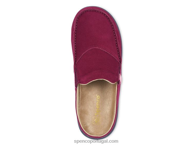 Spenco Footwear Borgonha sesta via 648F616 mulheres